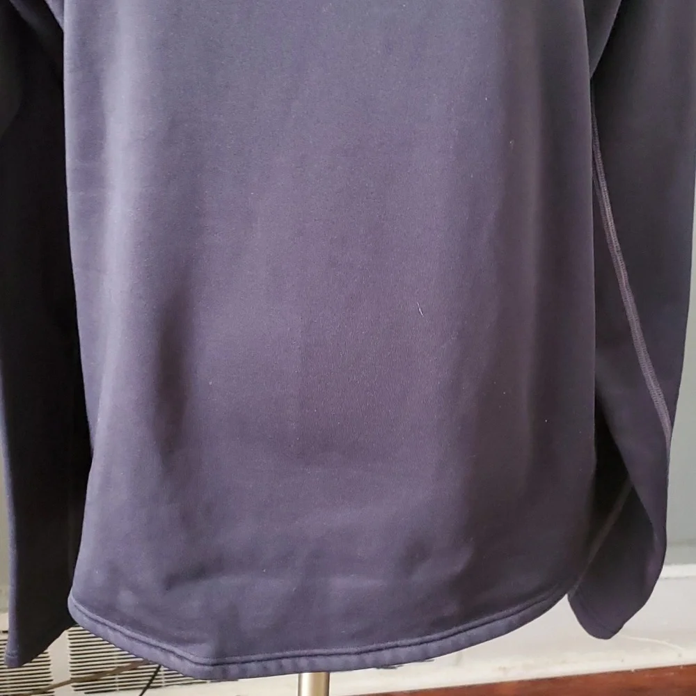 Marmot black gray 1/4 zip pullover size L